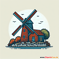Windrad Clipart