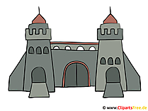 Zwei Türme Bild, Clipart, Grafik