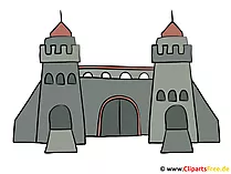 Zwei Türme Bild, Clipart, Grafik