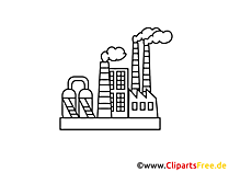 Atomkraftwerk Clipart, Bild, Cartoon, Grafik gratis