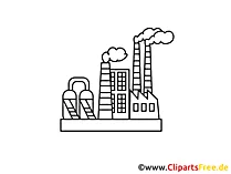 Atomkraftwerk Clipart, Bild, Cartoon, Grafik gratis