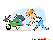 Bauarbeiter, Baugewerbe - Industrie Bilder, Wirtschaft Illustrationen, Business Grafiken, Cliparts