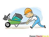Bauarbeiter, Baugewerbe - Industrie Bilder, Wirtschaft Illustrationen, Business Grafiken, Cliparts