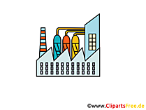 Chemie Werk Clipart, Bild, Cartoon, Grafik gratis