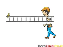Dachdecker Bild - Industrie Bilder, Wirtschaft Illustrationen, Business Grafiken, Cliparts