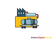 Erdölraffinerie Clipart, Bild, Cartoon, Grafik gratis