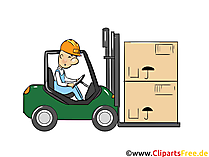 Gabelstapler Bild - Industrie und Logistik Bilder, Wirtschaft Illustrationen, Cliparts