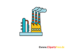 Industrie Icon in Farbe