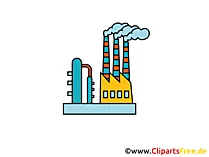 Industrie Icon in Farbe