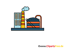 Industrie Unternehmen, Clipart, Bild, Cartoon, Grafik gratis