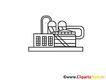 Produktionsgewerbe Zeichnung, Grafik, Clipart, Bild