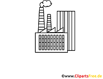 Produktionsstätte Zeichnung, Grafik, Clipart, Bild