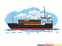 Tanker Bild - Industrie Cliparts, Wirtschaft Bilder, Business Grafiken, Logistik Illustrationen