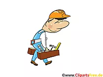 Tischler, Handwerker - Industrie Cliparts, Wirtschaft Bilder, Business Grafiken, Illustrationen