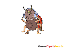 Bug Clipart, Image, Comic, Cartoon, Illustration free