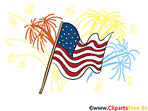 4 Juli Image, Clip Art, Pic, Graphic