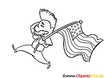 4th of July Coloring Pictures