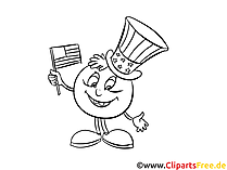 4th of July Coloring Sheets