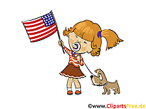 4th of July Greetings free