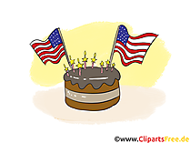Clip Art Templates for celebration of 4th July