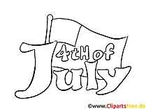 Fourth of July Coloring Pages
