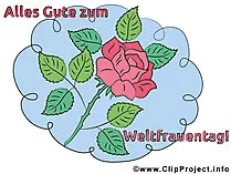 Internationaler Frauentag Karte, Bild, Clipart, eCard