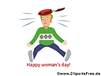 Lustige Grüße zum Frauentag
