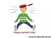 Lustige Grüße zum Frauentag