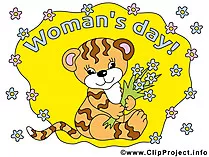 Woman Day 2015  Date, Cards, Clip Art