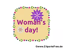 Woman_s Day Card, Clip Art, Image
