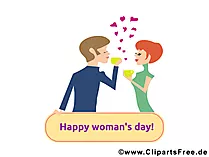 World Womens Day Card, Clip Art, Pic