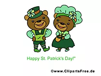 Happy St Patricks Day Card, Picture, Cartoon
