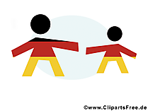 Deutsche Wiedervereinigung 3. Oktober Pic, Clip Art, Bild
