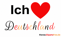 Ich liebe Deutschland Clipart