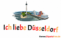 Ich liebe Düsseldorf Gif-Animation