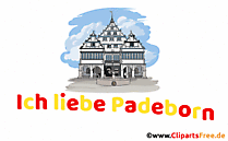 Ich liebe Padeborn Gif-Animation, Clipart