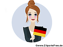 Tag der deutschen Einheit Feiertag Bild, Plakat, Clipart