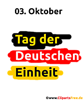 Tag der Deutschen Einheit T-Shirt Design