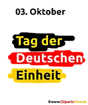 Tag der Deutschen Einheit T-Shirt Design
