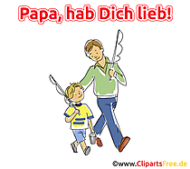 Glückwunsch zum Vatertag Bild