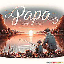 Grusskarte zum Vatertag kostenlos