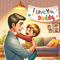 Belle carte de voeux pour la fête des pères – idée cadeau pour la fête des pères