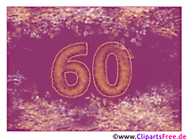 60 Jahre Karte kostenlos