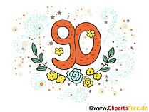 Grusskarte Glueckwuensche zum 30 Geburtstag