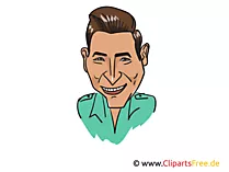Andreas Gabalier Karikatur, Bild, Illustration, Comic