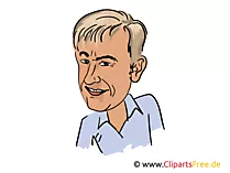 Roland Kaiser Karikatur, Bild, Illustration, Comic