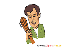 Semino Rossi Karikatur, Bild, Illustration, Comic