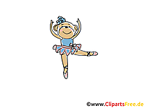 Äffchen im Zirkus Clipart, Bild, Comic