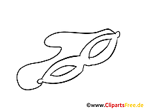 Augenmaske Bild, Clipart, Zeichnung Augenmaske Bild, Clipart, Zeichnung