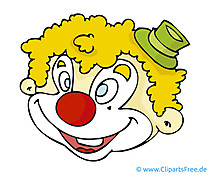 Clown Clipart, Bild, Cartoon, Grafik, Illustration